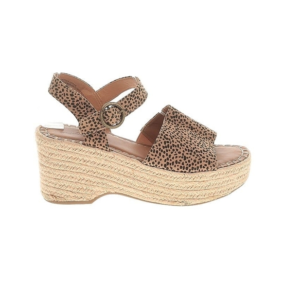Universal Thread Shoes - Universal Thread Women's Leopard Chic Espadrille Wedge Platform Sandal, size 9.5
